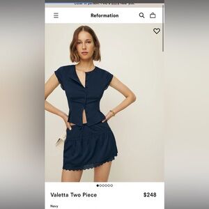 Reformation Valletta Two Piece